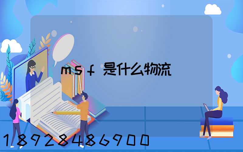 msf是什么物流