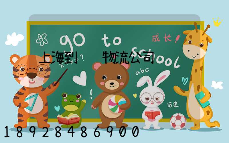 上海到运输物流公司