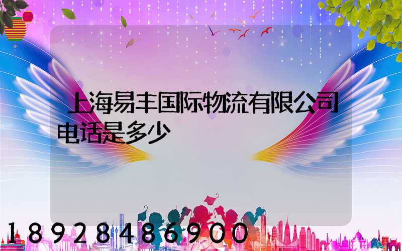 上海易丰国际物流有限公司电话是多少