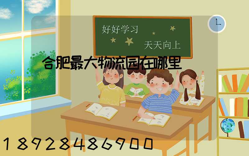 合肥最大物流园在哪里