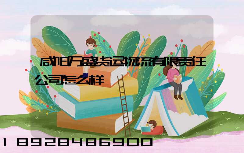咸阳万盛货运物流有限责任公司怎么样