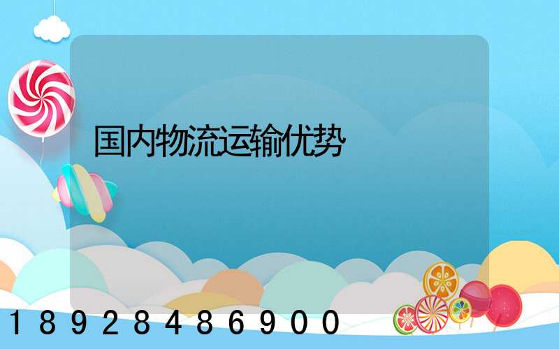 国内物流运输优势