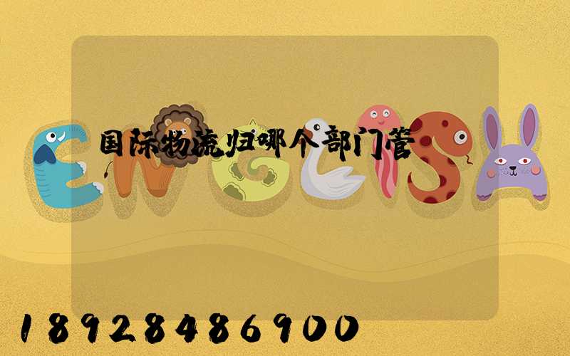 国际物流归哪个部门管