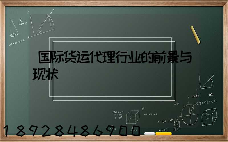 国际货运代理行业的前景与现状