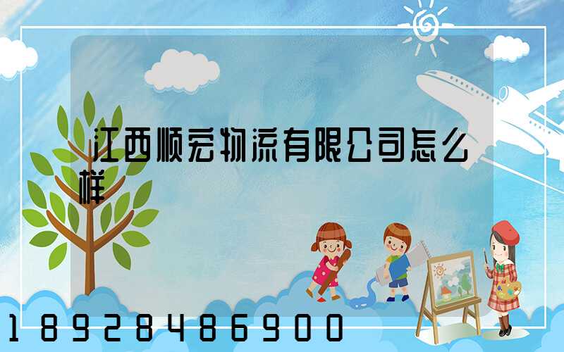 江西顺宏物流有限公司怎么样