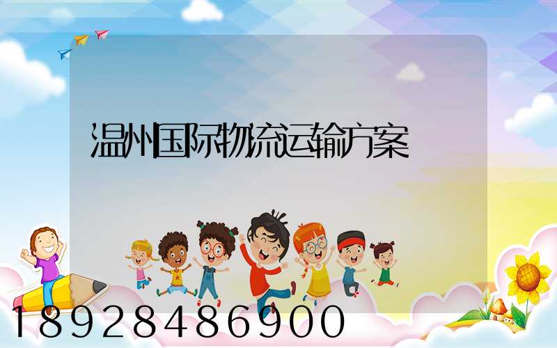 温州国际物流运输方案