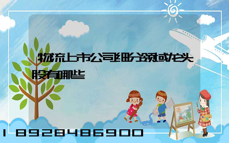 物流上市公司细分领域龙头股有哪些