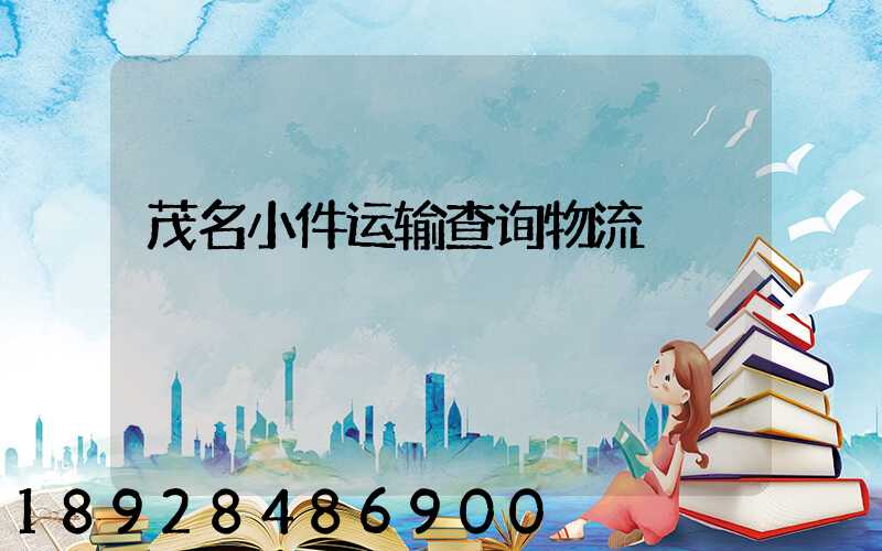 茂名小件运输查询物流