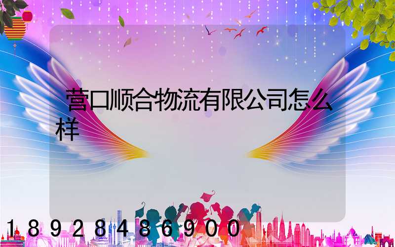 营口顺合物流有限公司怎么样