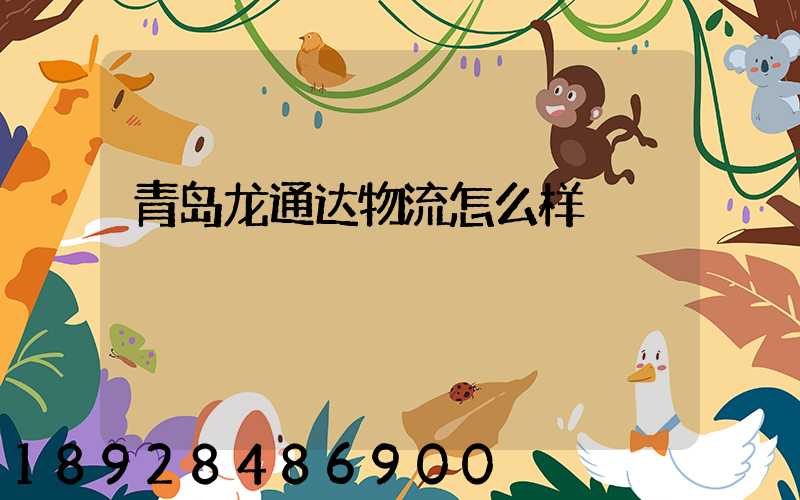 青岛龙通达物流怎么样